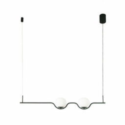 Luminosa Lighting Luminosa Le Vita Led Pendant Black 2X 6W 2700K - thumbnail 1
