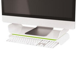 "Leitz Ergo Wow Portable Computer Monitor Stand 209 X 112 X 438mm For Home Office Desktop Laptop 27"" Screens In Green" - thumbnail 3