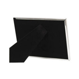 "Woodside Home Living Lined Edge Silver Photo Frame 8X10""" - thumbnail 3
