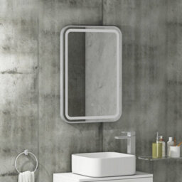 Royal Bathrooms Luna 500 X 700mm Chrome Led Framed Bathroom Led Mirror With Demister Pad & Touch Sensor - thumbnail 3