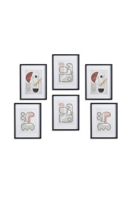 Nielsen Ongar 6 Piece Rowley Wooden Picture Frame Set 30X40Cm Black - image 1