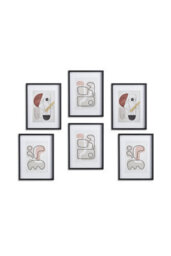 Nielsen Ongar 6 Piece Rowley Wooden Picture Frame Set 30X40Cm Black - thumbnail 1
