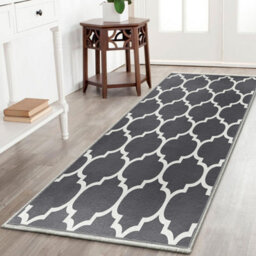 Aspire Homeware Luxury Large Rug, Non-Slip Plush Living Room Hallways Area Carpet, Cosy Floor Rug Ava Grey (L)150 X (W)80Cm
