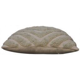 Wyld Haus Set Of 2 Dolceacqua Soft Grey Cotton Cushion Covers 450 X 450 mm, Bohemian Tassel Design - thumbnail 6