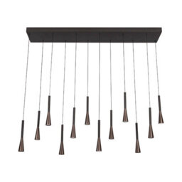 Lucide Joakim 1500 Led Bar Ceiling Pendant Light Coffee - thumbnail 3