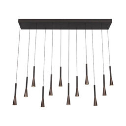 Lucide Joakim 1500 Led Bar Ceiling Pendant Light Coffee - thumbnail 2