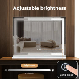Emitto Emitto Tabletop Touch Vanity Mirror Makeup Usb Led Medium 58X48Cm - thumbnail 6