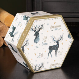 Samuel Alexander Set Of 14 Traditional Vintage Christmas Stags Tree Baubles - thumbnail 5