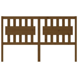Berkfield Bed Headboard Honey Brown 155.5X4X100 Cm Solid Wood Pine - thumbnail 3