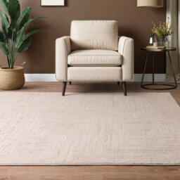 The Rug Edit Axel Scandi Grid Ivory Living Room Rug - 160X220Cm - thumbnail 3