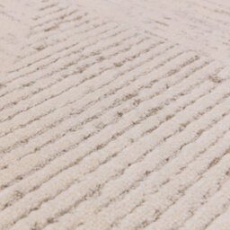 The Rug Edit Axel Scandi Grid Ivory Living Room Rug - 160X220Cm - thumbnail 7
