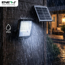 Ener-J Led Solar Floodlight 600 Lumens Black Outdoor Security Light With 50W Power - thumbnail 7