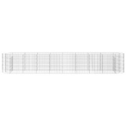 Berkfield Gabion Raised Bed Galvanised Iron 330X50X50 Cm - thumbnail 4