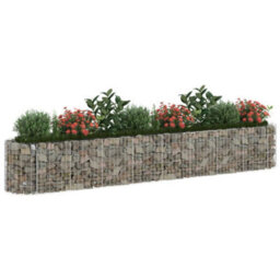 Berkfield Gabion Raised Bed Galvanised Iron 330X50X50 Cm - thumbnail 3