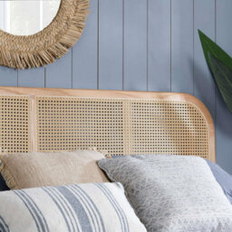 King Size Rattan Bed Frame Birlea Calibra Oak 5Ft 150Cm Bedstead - thumbnail 4