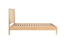King Size Rattan Bed Frame Birlea Calibra Oak 5Ft 150Cm Bedstead - thumbnail 8