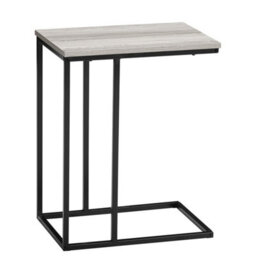 Grey Wooden Sofa Side Table Coffee End Table Shelf Bedside Living Room - thumbnail 6