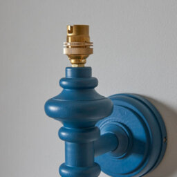 Loops Stylish 2 Pack Dimmable Wall Sconces In Satin Marlin Blue - thumbnail 3