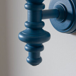 Loops Stylish 2 Pack Dimmable Wall Sconces In Satin Marlin Blue - thumbnail 5