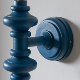 Loops Stylish 2 Pack Dimmable Wall Sconces In Satin Marlin Blue - thumbnail 4