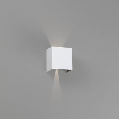 Luminosa Lighting Luminosa Olan Outdoor Led Up Down Wall Lamp White 6W 3000K Ip54 - image 1