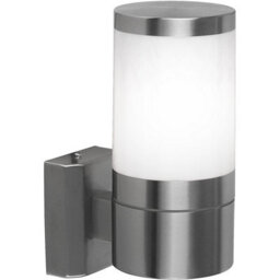 Luminosa Lighting Luminosa Xeloo Outdoor Modern Wall Lamp Silver Glossy Ip44 1X E27 - thumbnail 2