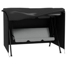 Outsunny Garden Furniture Protector Patio Swing Chair Cover Black - thumbnail 2