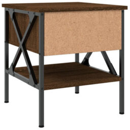 Berkfield Bedside Tables 2 Pcs Brown Oak 40X42X45 Cm Engineered Wood - thumbnail 9