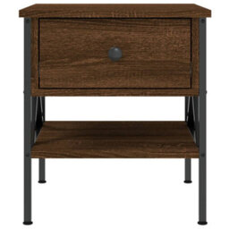 Berkfield Bedside Tables 2 Pcs Brown Oak 40X42X45 Cm Engineered Wood - thumbnail 6