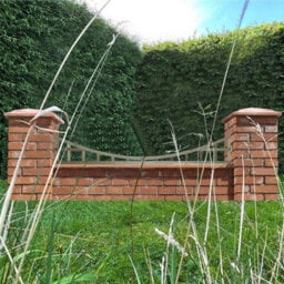 Premier Garden Supplies Concave Top Wooden Trellis Panel 6Ft X 1Ft (4 Pack) Standard Square Lattice Fencing Topper Extension For Climbing Plant Support - thumbnail 2