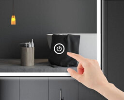 Belofay  Lucian Bathroom Led Mirror, Illuminated Bathroom Toughened Mirror With Led Lights Dimmable Anti-Fog - thumbnail 5