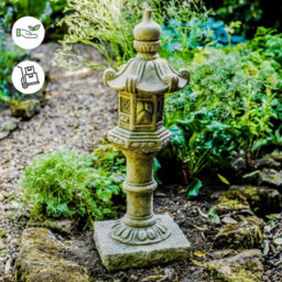 Stone Cast Tall Pagoda For The Garden - thumbnail 3