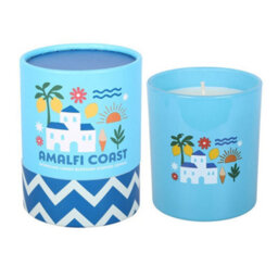 Something Different Amalfi Coast Lemon Scented Candle Blue (One Size) - thumbnail 3