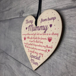 Red Ocean Mummy To Be Plaques Gifts From Bump Baby Shower Baby Girl Boy Present Keepsake - thumbnail 7