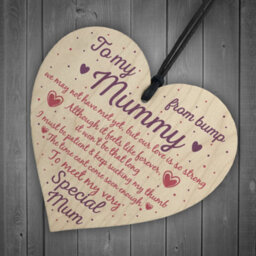 Red Ocean Mummy To Be Plaques Gifts From Bump Baby Shower Baby Girl Boy Present Keepsake - thumbnail 6