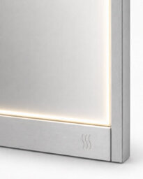 Geberit Bathroom Mirror, Option Plus 400 X 700mm Silver Led Illuminated, Featuring Demister, 501.070.00.1 - thumbnail 5