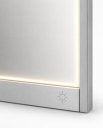Geberit Bathroom Mirror, Option Plus 400 X 700mm Silver Led Illuminated, Featuring Demister, 501.070.00.1 - thumbnail 6
