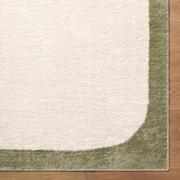 Livabliss Fossay Shaggy-Washable Cream Green Modern High Pile Living Bedroom Rug 200 X 275 Cm Easy Care, Non Shedding - thumbnail 7