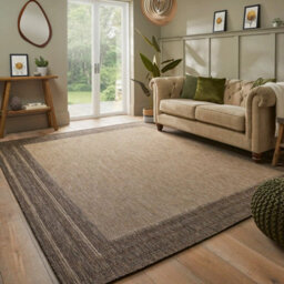 Xample Concept Looms Sumac Beige Brown Indoor Outdoor Rug 120 X 170Cm Durable Polypropylene Machine Woven No Shedding Area Rug - thumbnail 1