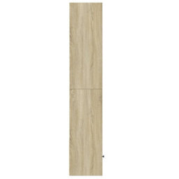 Berkfield Bookcase Sonoma Oak 40X36X189 Cm Engineered Wood - thumbnail 4