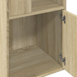 Berkfield Bookcase Sonoma Oak 40X36X189 Cm Engineered Wood - thumbnail 7