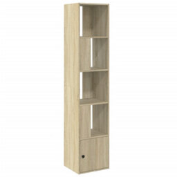 Berkfield Bookcase Sonoma Oak 40X36X189 Cm Engineered Wood - thumbnail 2