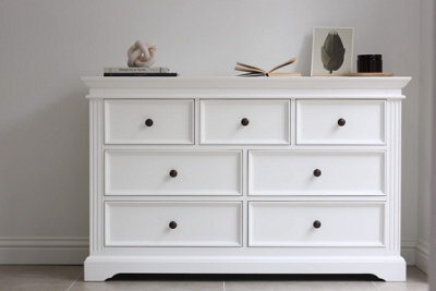 Statement Furniture Gainsborough White 3 Over 4 Chest Of Drawers - image 1