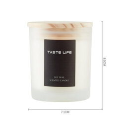 Darphe 150G Handmade Soy Wax Scented Candle In Frosted Glass Jar, Juicy Refresh Lychee - thumbnail 7