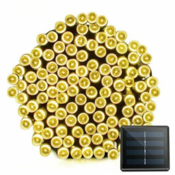HSD 100 Led Warm White String Lights (4.9M) - Solar Power Lights For Christmas, Weddings, And Home Decor - thumbnail 1