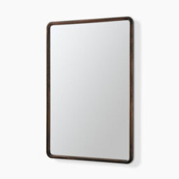 Furniturebox Uk Rowena Walnut Wood Large 120X80Cm Rectangle Wall Mirror - thumbnail 4