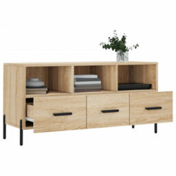 Berkfield Tv Cabinet Sonoma Oak 102X36X50 Cm Engineered Wood - thumbnail 4