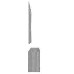 Berkfield 3-In-1 Shoe Cabinet Set Grey Sonoma Engineered Wood - thumbnail 7
