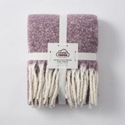 Allure Bath Fashions Aisling Faux Mohair Throw Blanket 127 X 170Cm - Thistle - thumbnail 4