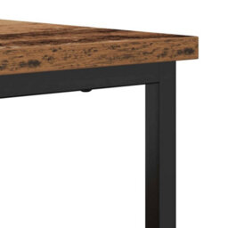 Berkfield Sideboard Old Wood 69X35X80 Cm Engineered Wood And Steel - thumbnail 9